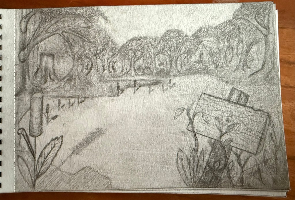 🌿&nbsp;Der See in mir&nbsp;– eine Zeichnung inspiriert von Hermann&nbsp;Hesse