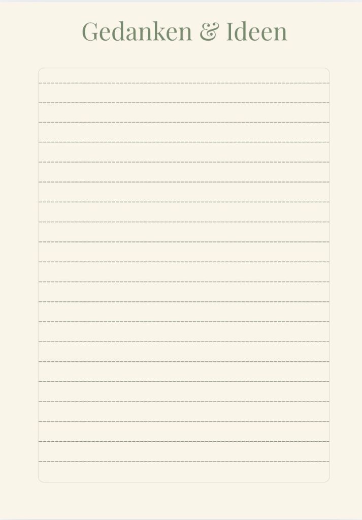 Gedanke & Ideen