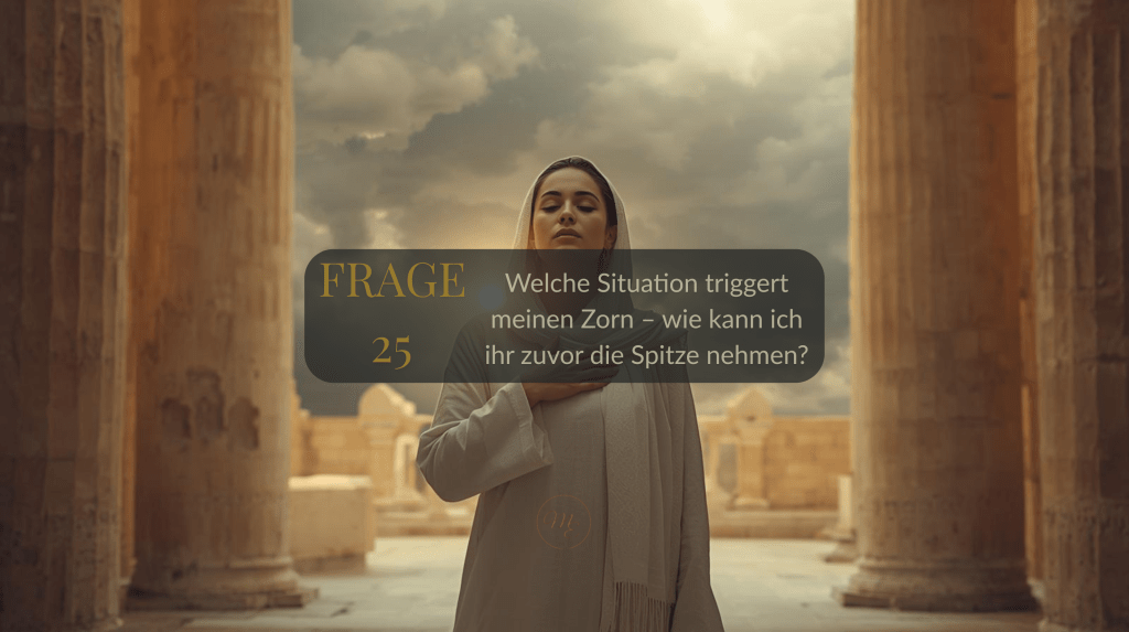 Frage 25 – Welche Situation triggert meinen Zorn – wie kann ich ihr zuvor die Spitze&nbsp;nehmen?