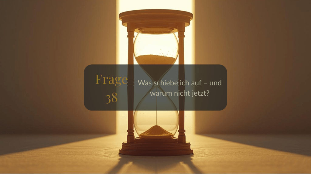 Frage 38 – Was schiebe ich auf – und warum nicht&nbsp;jetzt?