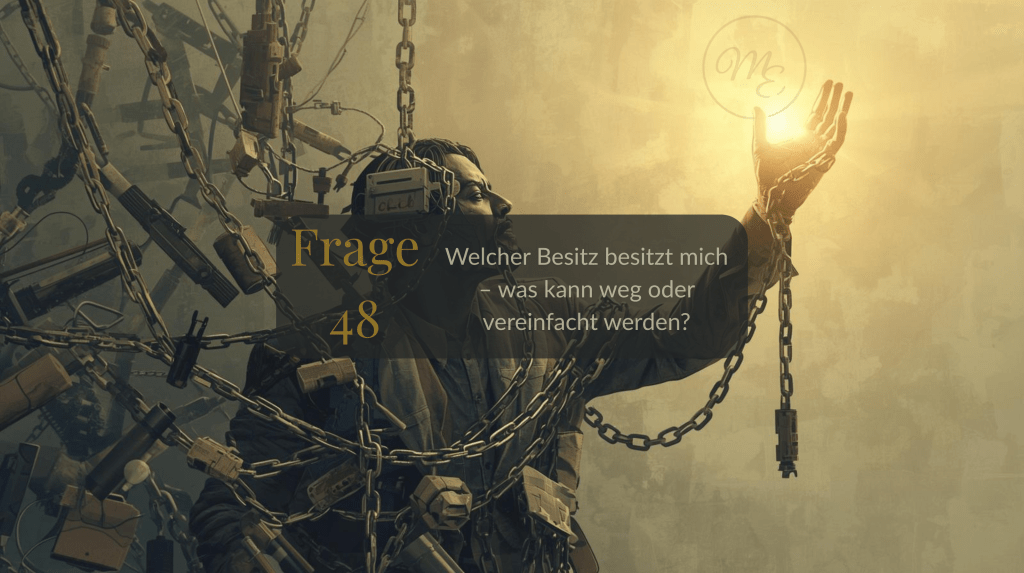 Frage 48 – Welcher Besitz besitzt mich – was kann weg oder vereinfacht&nbsp;werden?