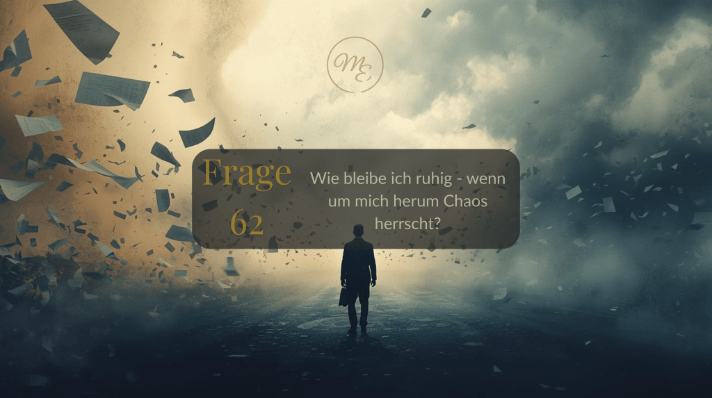 Frage 62 – Wie bleibe ich ruhig – wenn um mich herum Chaos herrscht?