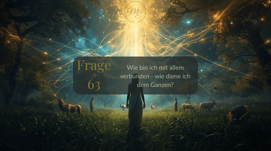 Frage 63 – Wie bin ich mit allem verbunden – wie diene ich dem&nbsp;Ganzen?
