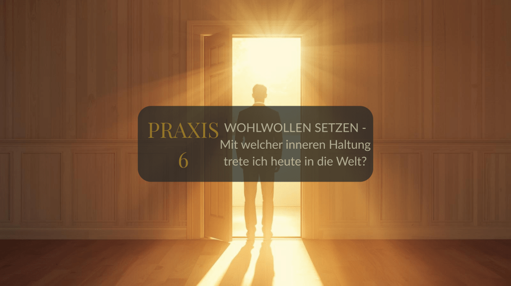 PRAXIS 6: WOHLWOLLEN&nbsp;SETZEN