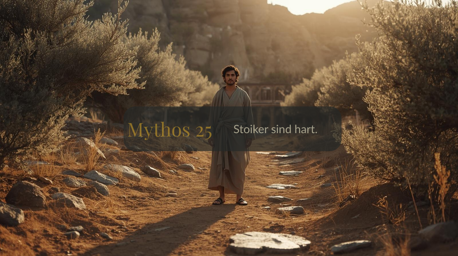 Mythos 25 von 66 – Stoiker sind hart.