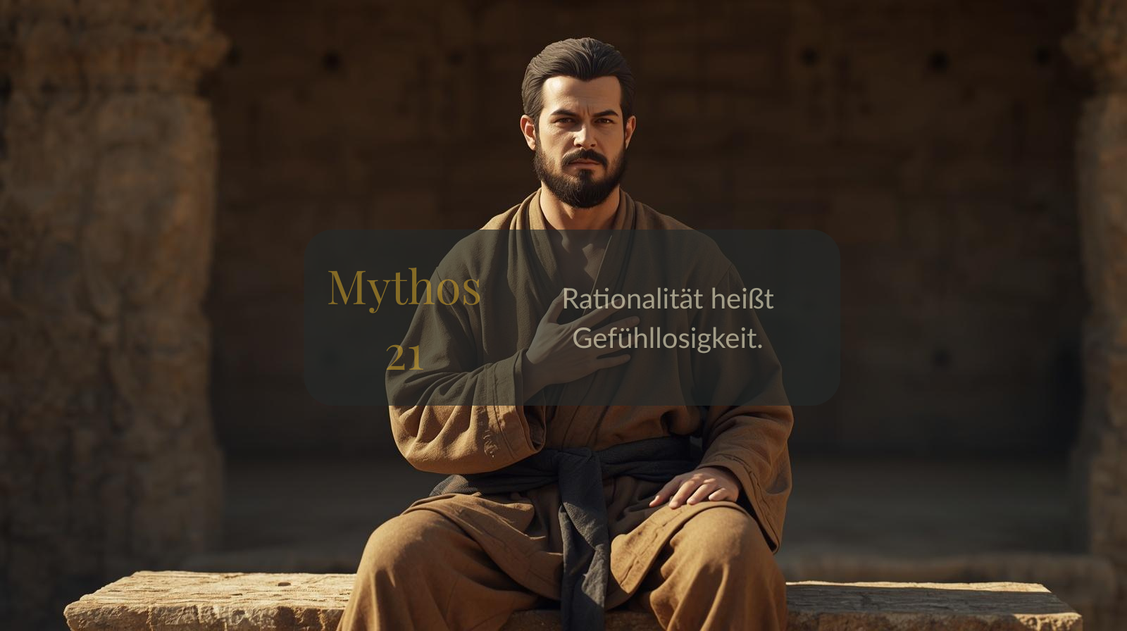 Mythos 21 von 66 – Rationalität heißt Gefühllosigkeit.