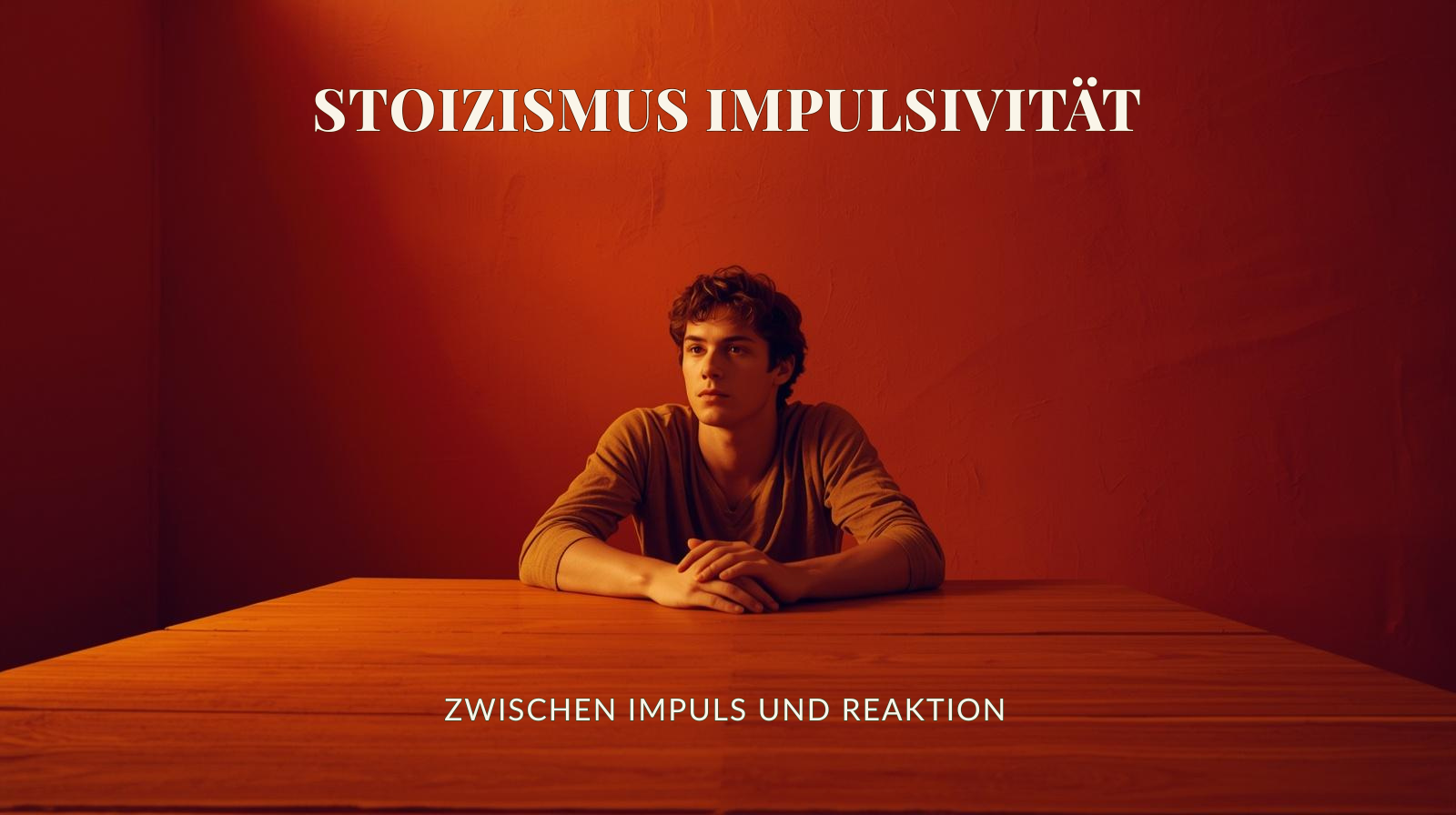 Stoizismus bei Impulsivität – was zwischen Impuls und Reaktion liegt