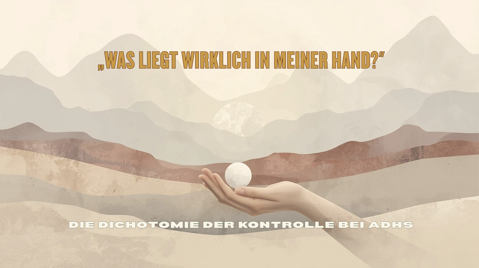 Was liegt wirklich in meiner Hand? – Die Dichotomie der Kontrolle für ADHS