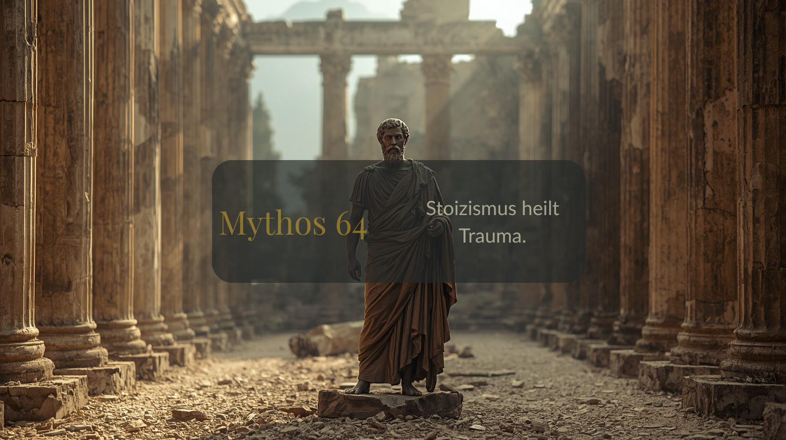 Mythos 64 von 66 – Stoizismus heilt Trauma.