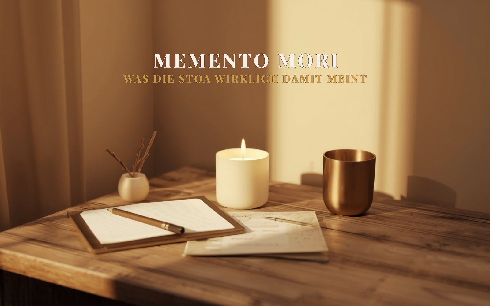 Memento Mori — was die Stoa über das Bedenken des Todes lehrt