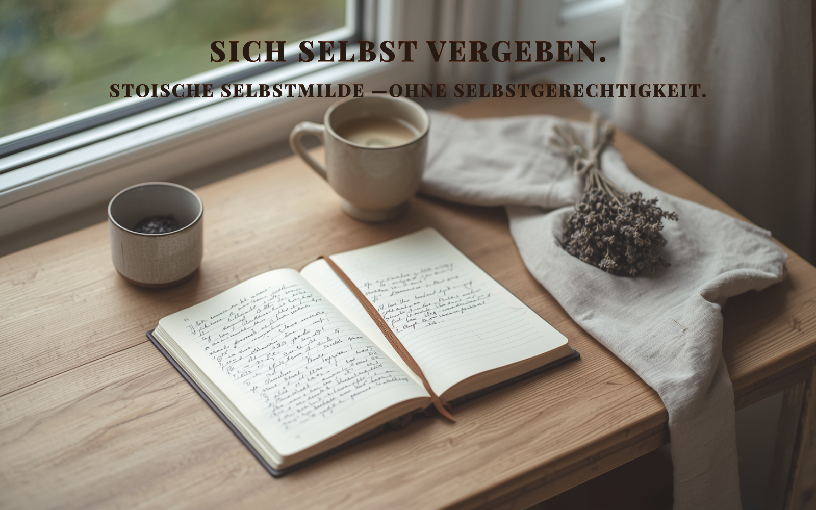 Sich selbst vergeben — stoische Selbstmilde ohne Selbstgerechtigkeit