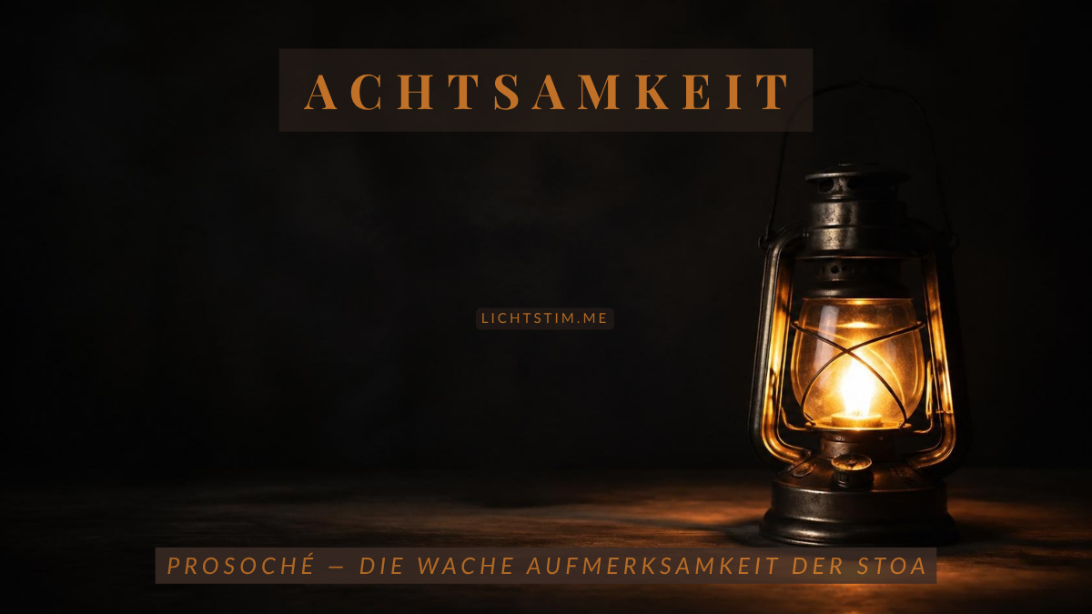 Achtsamkeit: die wache Aufmerksamkeit der Stoa