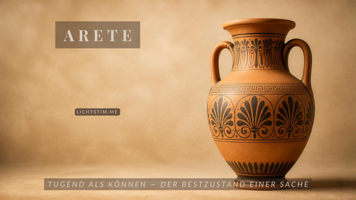 Arete: was Tugend wirklich bedeutet — und warum sie das einzig Gute ist