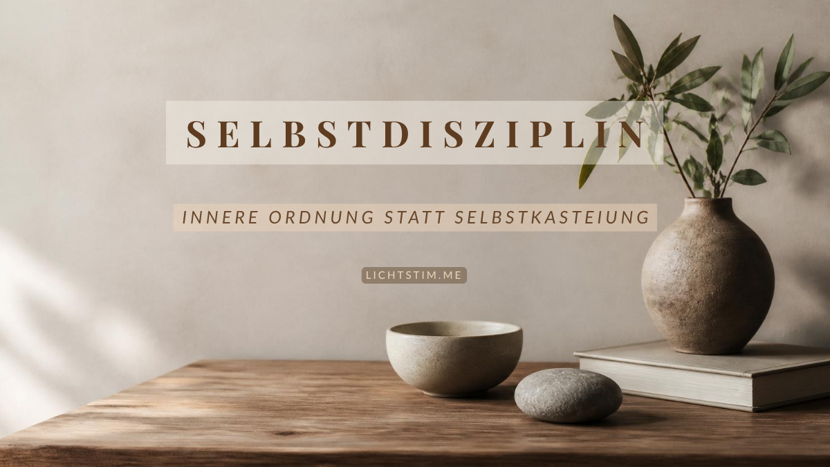 Selbstdisziplin: die stoische Sophrosyne statt Selbstkasteiung