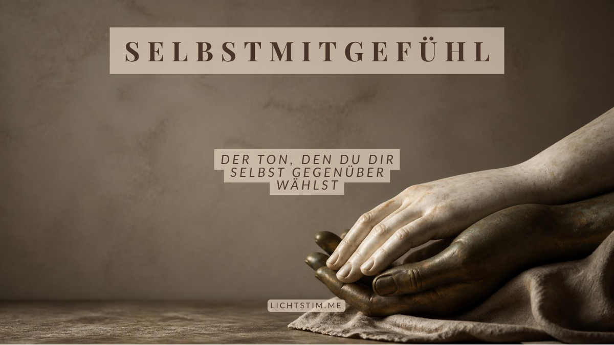 Selbstmitgefühl — der Ton, den du dir selbst gegenüber wählst